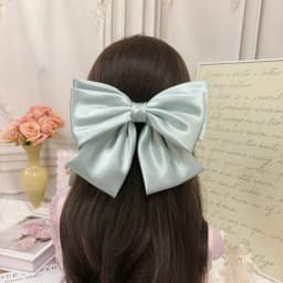 2026 Fashionable Stereo Hair Bow Hair Clip for Female Girls Three Layers of Satin Oversized Barrette Bow Hair Accessories