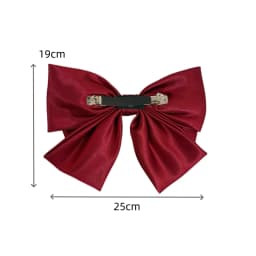 2026 Fashionable Stereo Hair Bow Hair Clip for Female Girls Three Layers of Satin Oversized Barrette Bow Hair Accessories
