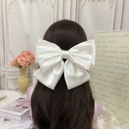 2026 Fashionable Stereo Hair Bow Hair Clip for Female Girls Three Layers of Satin Oversized Barrette Bow Hair Accessories