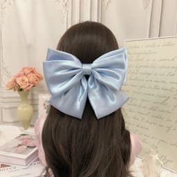2026 Fashionable Stereo Hair Bow Hair Clip for Female Girls Three Layers of Satin Oversized Barrette Bow Hair Accessories