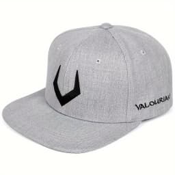 High quality Unisex Simple grey V 3D pierced Embroidery Bill Hip-Hop Hats Outdoor Adjustable Casual Baseball Caps Sunscreen Hat