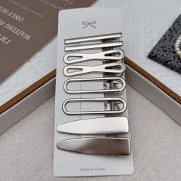 8Pcs Y2K Metal Hair Clips for Women Exquisite Duckbill Clip Girls Hairpins Side Bangs Barrettes Hairclip Girls Hair Styling Tool
