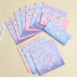 3 Pack of Pure Cotton Women's Handkerchiefs, Elegant Flower Handkerchiefs, Absorbent Sweat Towels, Wedding Bride and Mother Souvenirs, Decorative Towels