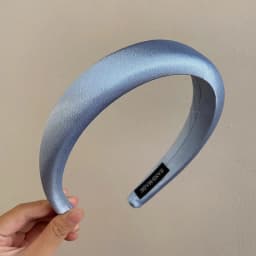 Shiny Satin Fabric Headband Wide Cross Hairbands Daily Headwear Sweet Simple Headbands Women Hair Accessories