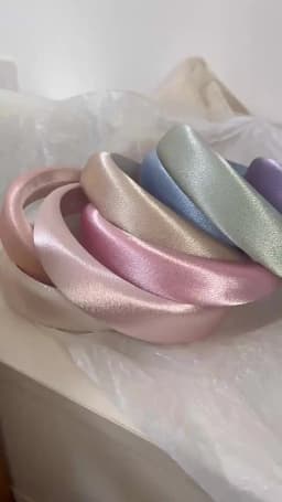 Shiny Satin Fabric Headband Wide Cross Hairbands Daily Headwear Sweet Simple Headbands Women Hair Accessories