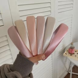 Shiny Satin Fabric Headband Wide Cross Hairbands Daily Headwear Sweet Simple Headbands Women Hair Accessories