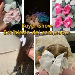 BABY BOWS 1Pcs 6inch Solid Colors Grosgrain Ribbon Hair Clips for Girls Large Hairpins Boutique Barrettes Kids Hair Accessories