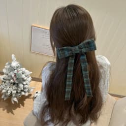 2025 Elegant Plaid Ribbon Bow Hairpins Women Girls Hair Clips Claw Barrettes Accessories Hairclip Headdress Headwear Ornament