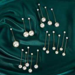 Fashion Pearl Hair Clip For Women Copper Wire Wrap Design Bridal Wedding Hairpin Simple Headpiece Hair Clip