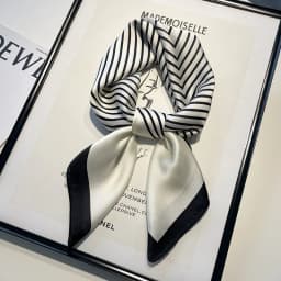 New Fashion Square Scarf Women Spring Summer Print Thin Sun Protection Neck Protection Tie Headband Versatile Scarves Party Gift