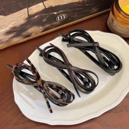 New Twisted Hair Clip PU Bow Barrettes Large Size Hair Clips Plastic Hairpin Sweet Daily Headwear Women Hair Accessories