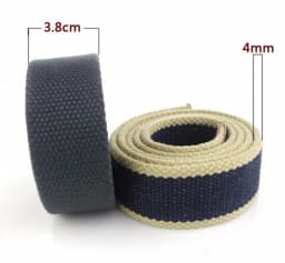 Fashion Men Canvas Belt Luxury Metal Buckle Jeans Belts for Men Waistband Army Military Tactical Belts Male Strap Black