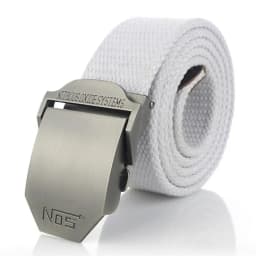 Fashion Men Canvas Belt Luxury Metal Buckle Jeans Belts for Men Waistband Army Military Tactical Belts Male Strap Black
