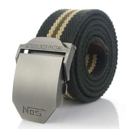 Fashion Men Canvas Belt Luxury Metal Buckle Jeans Belts for Men Waistband Army Military Tactical Belts Male Strap Black