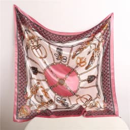 90*90CM Woman Handkerchief for Head Silk Head Scarf Foulard En Satin Neckerchief Luxury Silk Purse Scarf SJ02