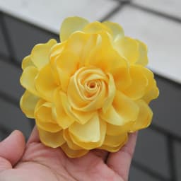 11cm Korean Fabric Rose Flower Brooches for Women Elegant Corsage Scarf Buckle Shirt Collar Pins Fashion Jewelry Wedding Brooch