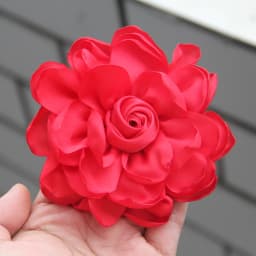 11cm Korean Fabric Rose Flower Brooches for Women Elegant Corsage Scarf Buckle Shirt Collar Pins Fashion Jewelry Wedding Brooch