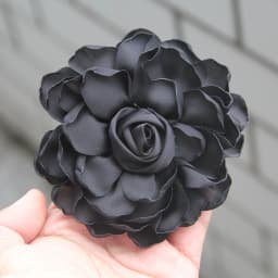 11cm Korean Fabric Rose Flower Brooches for Women Elegant Corsage Scarf Buckle Shirt Collar Pins Fashion Jewelry Wedding Brooch