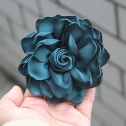 11cm Korean Fabric Rose Flower Brooches for Women Elegant Corsage Scarf Buckle Shirt Collar Pins Fashion Jewelry Wedding Brooch