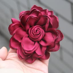 11cm Korean Fabric Rose Flower Brooches for Women Elegant Corsage Scarf Buckle Shirt Collar Pins Fashion Jewelry Wedding Brooch