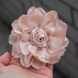 11cm Korean Fabric Rose Flower Brooches for Women Elegant Corsage Scarf Buckle Shirt Collar Pins Fashion Jewelry Wedding Brooch