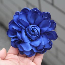 11cm Korean Fabric Rose Flower Brooches for Women Elegant Corsage Scarf Buckle Shirt Collar Pins Fashion Jewelry Wedding Brooch