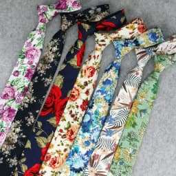 Floral New Cotton Neck Tie Beautiful Mens 6cm Dress Wedding Accessories Party Tuxedo Shirt Tie Gift Fashion Male Necktie Cravat