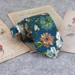 Floral New Cotton Neck Tie Beautiful Mens 6cm Dress Wedding Accessories Party Tuxedo Shirt Tie Gift Fashion Male Necktie Cravat
