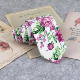 Floral New Cotton Neck Tie Beautiful Mens 6cm Dress Wedding Accessories Party Tuxedo Shirt Tie Gift Fashion Male Necktie Cravat