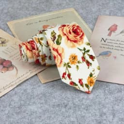 Floral New Cotton Neck Tie Beautiful Mens 6cm Dress Wedding Accessories Party Tuxedo Shirt Tie Gift Fashion Male Necktie Cravat