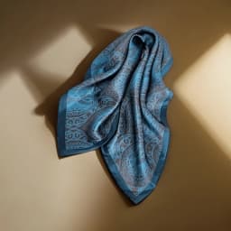 Luxury Brand Paisley Houndstooth Printed Square Scarf Soft Satin Thin Smooth Neck Scarf Sunscreen Headscarf For Women Head Wrap