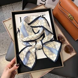 Shirt Decoration Sunscreen Silk Scarfs Female Hair Band Skinny Scarf NeckTies Women Bag Long Scarves Neckerchief Foulard Lady