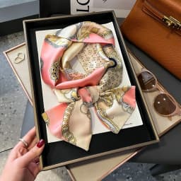 Shirt Decoration Sunscreen Silk Scarfs Female Hair Band Skinny Scarf NeckTies Women Bag Long Scarves Neckerchief Foulard Lady