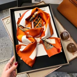 Shirt Decoration Sunscreen Silk Scarfs Female Hair Band Skinny Scarf NeckTies Women Bag Long Scarves Neckerchief Foulard Lady
