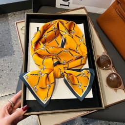 Shirt Decoration Sunscreen Silk Scarfs Female Hair Band Skinny Scarf NeckTies Women Bag Long Scarves Neckerchief Foulard Lady