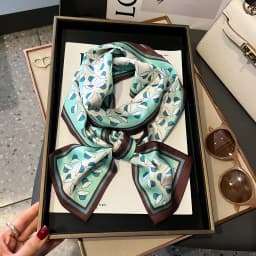 Shirt Decoration Sunscreen Silk Scarfs Female Hair Band Skinny Scarf NeckTies Women Bag Long Scarves Neckerchief Foulard Lady