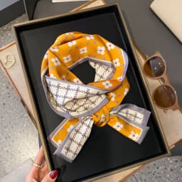Shirt Decoration Sunscreen Silk Scarfs Female Hair Band Skinny Scarf NeckTies Women Bag Long Scarves Neckerchief Foulard Lady