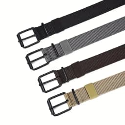 Men's Belt Porous Canvas Pin Buckle Leather Belt Outdoor Sports Belt Women's Trendy Eyelet Belt With Jeans Belt For Men Women