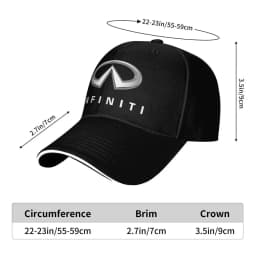 Casual Hats Hip Hop Hat Infiniti Baseball Cap Custom Adjustable Trucker Hat for Men & Women