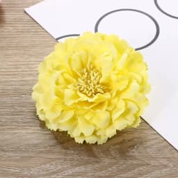 Peony Flower Women Hair Clip DIY Straw Hat Accessories Beach Holiday Bohemia Emulation Girl Hair Barrettes