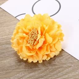 Peony Flower Women Hair Clip DIY Straw Hat Accessories Beach Holiday Bohemia Emulation Girl Hair Barrettes