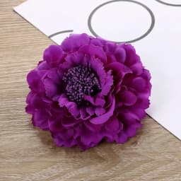 Peony Flower Women Hair Clip DIY Straw Hat Accessories Beach Holiday Bohemia Emulation Girl Hair Barrettes