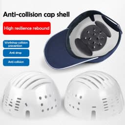 New Cap Shell Safety Helmet Protective Hat Lining PE Bump Cap Insert Lightweight Anti-collision Cap Shell Bump Cap Insert
