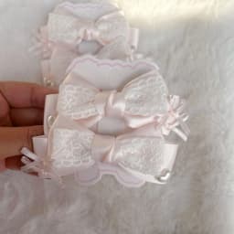 【1 Pair】Hair Decoration Pink Ribbon Hair Bow Hair Accessories Ladies Y2K 2000S Accessories Hairpins Woman Flower Hair Clips