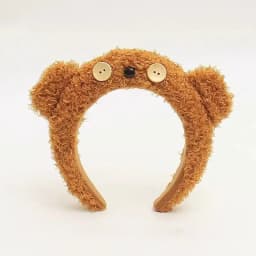 1pc NEW Little Bear Hair Hoop Plush Yellow Cute Face Wash Headband Cartoon Headpiece