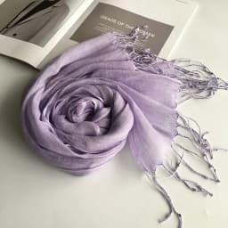Elegant Soft Solid Women 100% Linen Flax Tassel Scarf Summer Travel Sunscreen Long Shawl Elegant Hijab Women Foulard