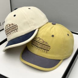 Parent-child Letter Short Brim Baseball Cap Women's Spring and Summer New Korean Versatile Cap Men's Soft Top Sunscreen Visor