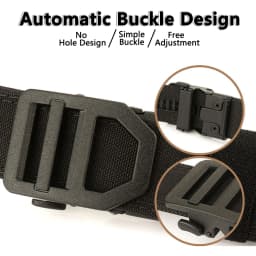 TUSHI Belt Military Belt for Men Sturdy Nylon Metal Automatic Buckle Police Duty Belt Tactical Outdoor Girdle IPSC Accessories