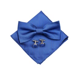 Fashion Bowtie Set Gifts For Men High Quality Bow Tie Handchief Cufflinks 3 Pcs Set Wedding Bussiness Suit Accessories