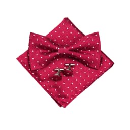 Fashion Bowtie Set Gifts For Men High Quality Bow Tie Handchief Cufflinks 3 Pcs Set Wedding Bussiness Suit Accessories